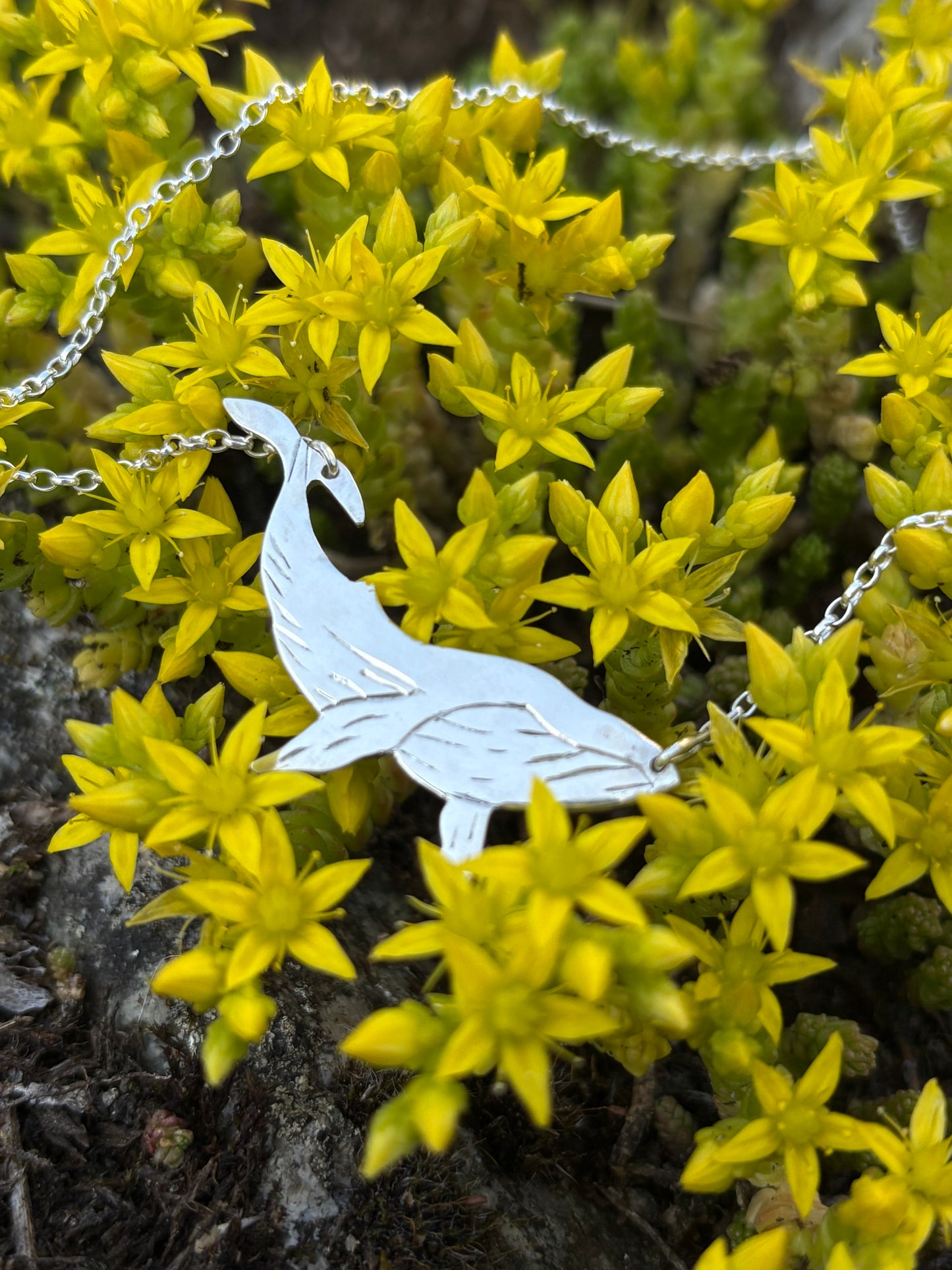 Collier en argent baleine