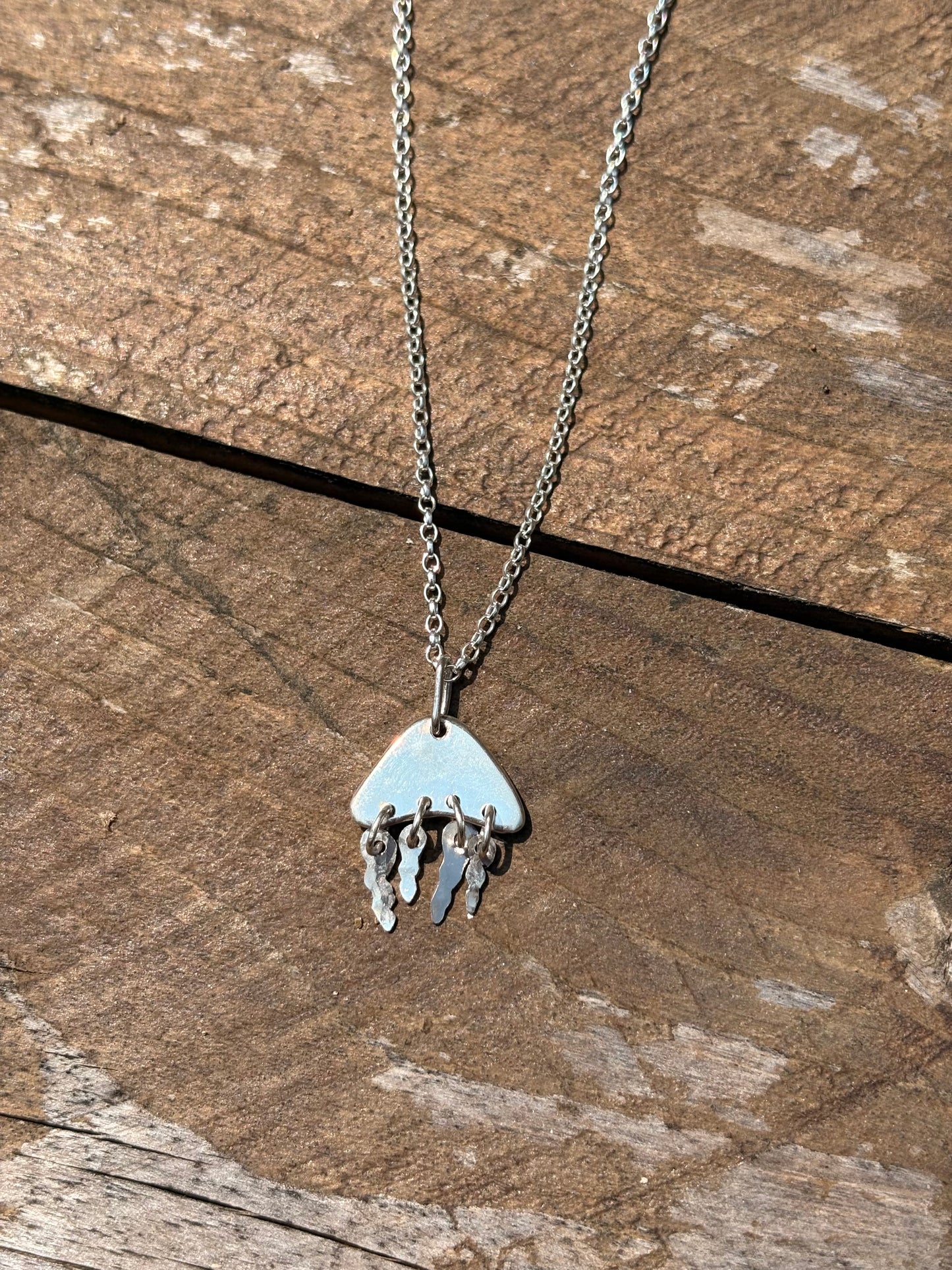 Collier en argent Méduse