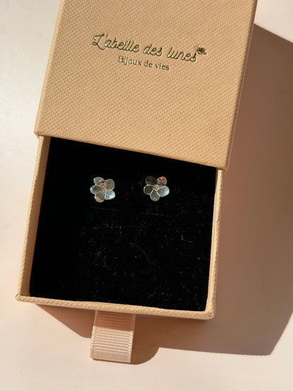 Boucles d'oreilles Myosotis