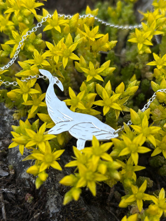 Collier en argent baleine