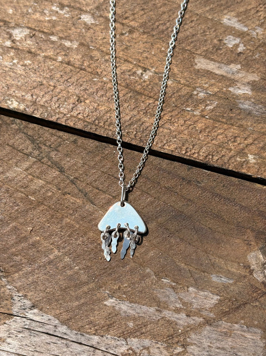 Collier en argent Méduse