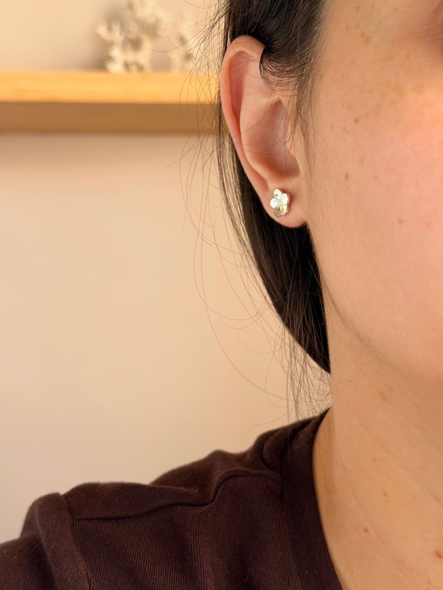 Boucles d'oreilles Myosotis