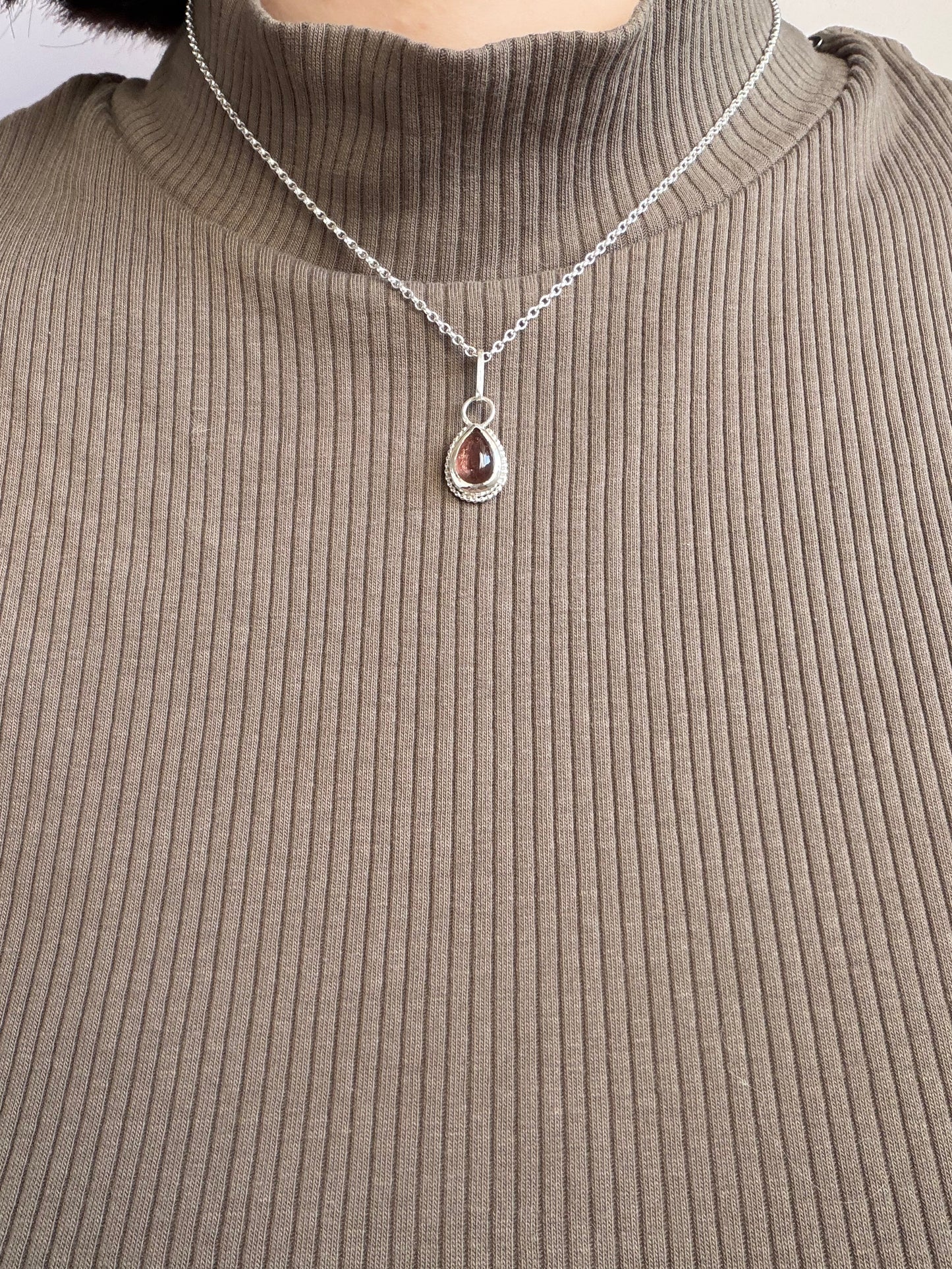 Collier Pierre de Soleil en Argent