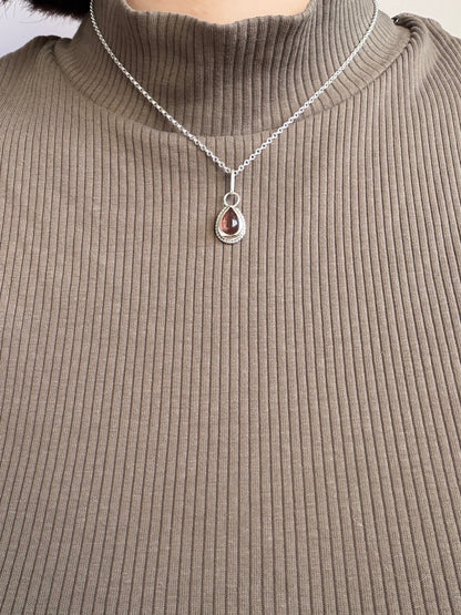 Collier Pierre de Soleil en Argent