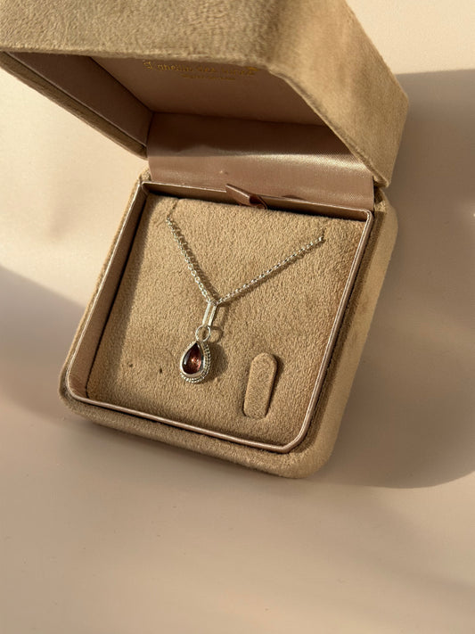 Collier Pierre de Soleil en Argent